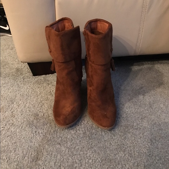 Brown Suede Boots - Picture 2 of 4
