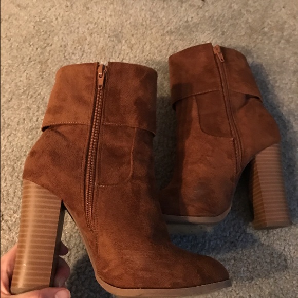 Brown Suede Boots - Picture 3 of 4