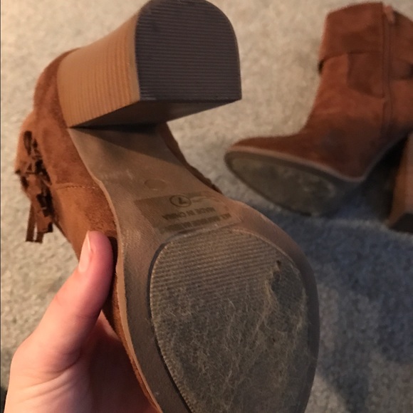 Brown Suede Boots - Picture 4 of 4