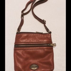 Rust Fossil crossbody