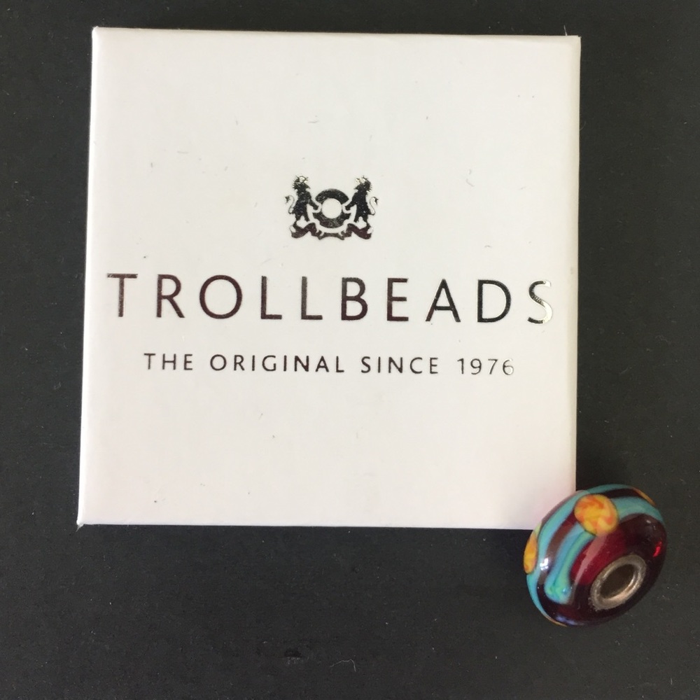 Trollbeads Red China Bead
