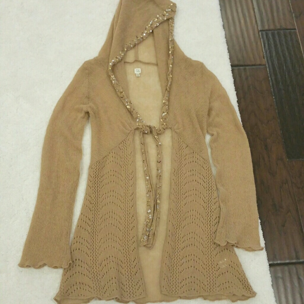 Pointelle Cashmere Cardigan