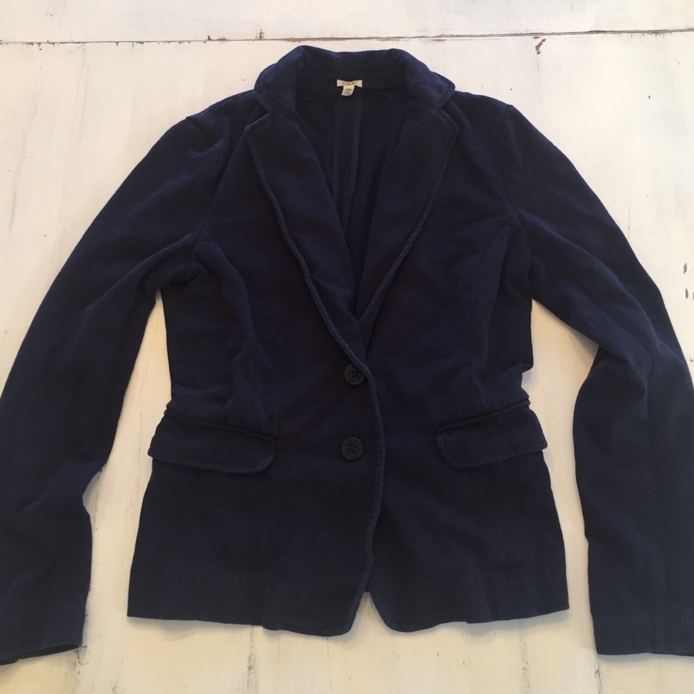 J Crew jersey knit blazer
