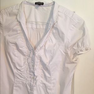 White Express Essential Stretch Blouse Large