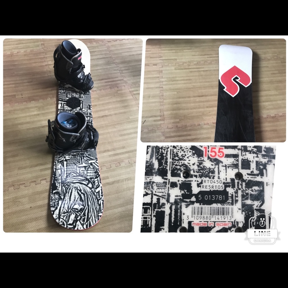 Snowboard Set Vans ,ride bindings, board