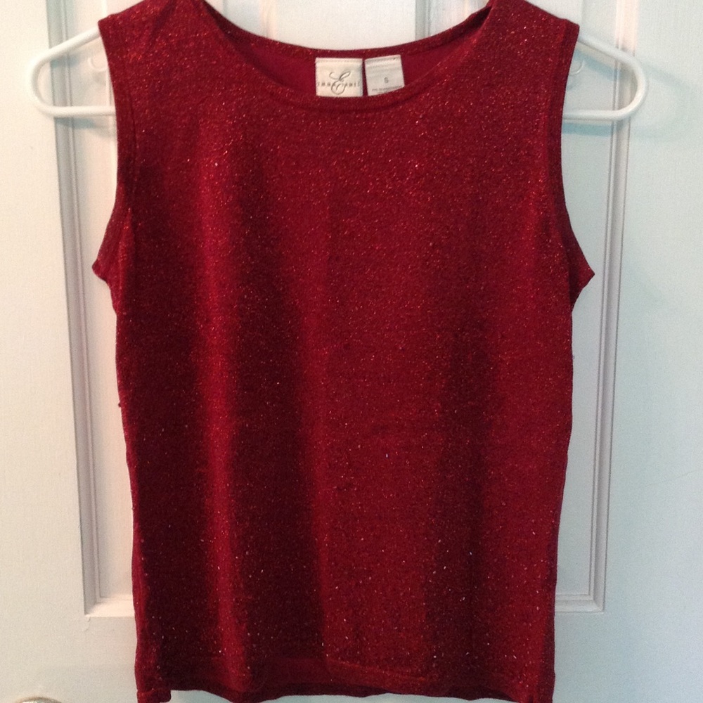 Beautiful Red beaded top