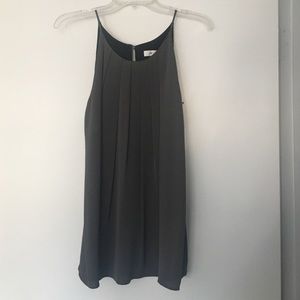 Milly Slate Grey Silk Top