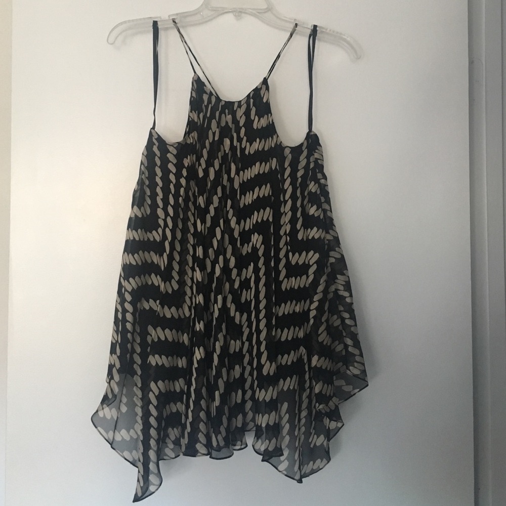 Milly printed sleeveless blouse