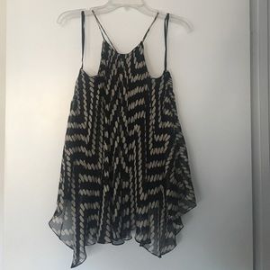 Milly printed sleeveless blouse