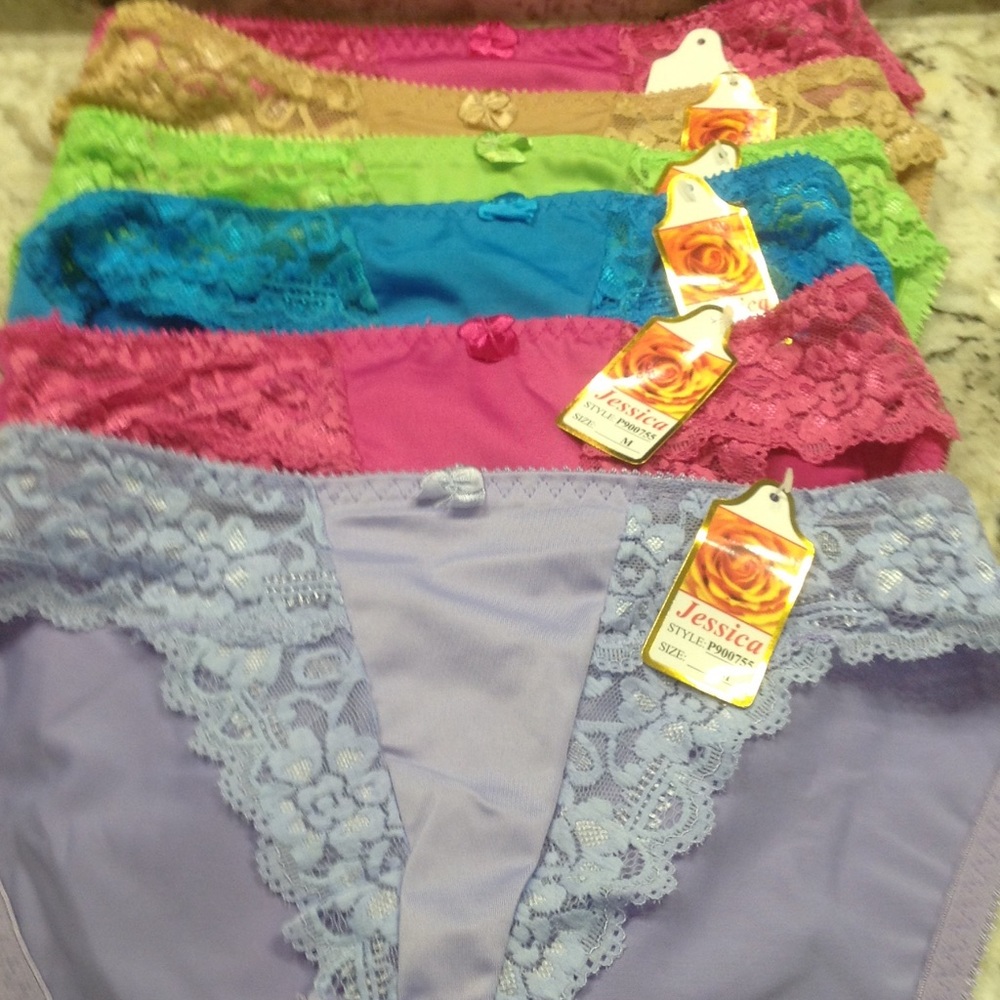 Brand new panties.  Multiple colors. Size M