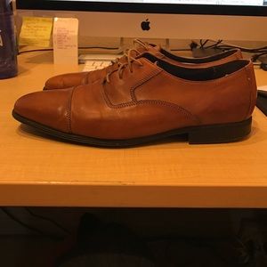 Cole Haan Men's Nike Air Cap Toe Brown Oxford