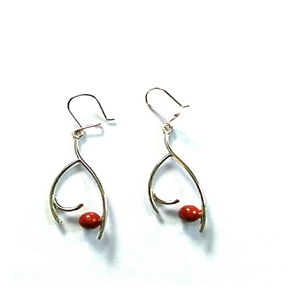 NEW handcrafted 925 sterling silver earrings - Picture 1 of 2