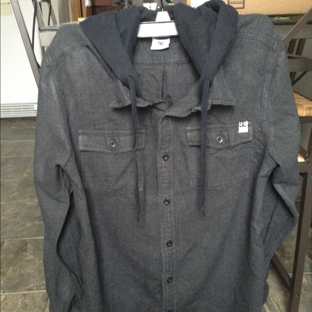 DC button up Hoodie