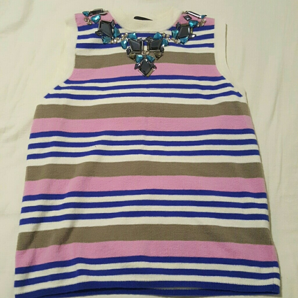 Gorgeous J. CREW sweater with embellishments.