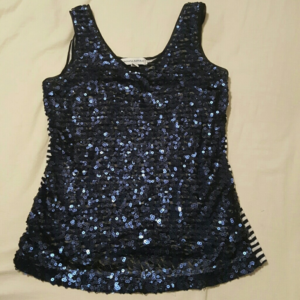Banana Republic sequins top