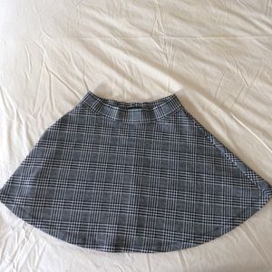 Forever 21 Houndstooth Printed Skirt