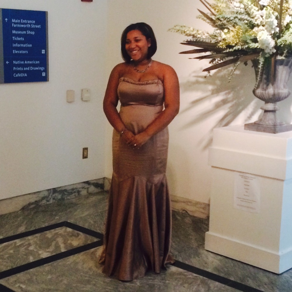 Gold Formal Dress