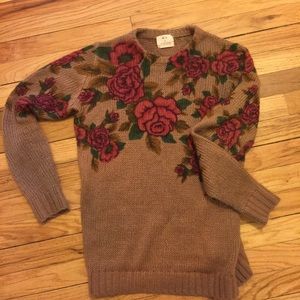Rose Anthropologie Sweater Small