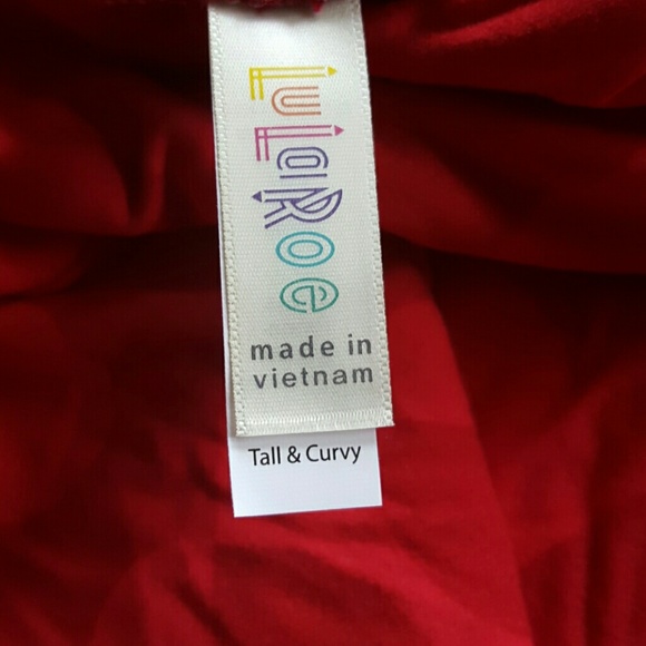 LuLaRoe VALENTINE Leggings TC Hearts - Picture 3 of 3