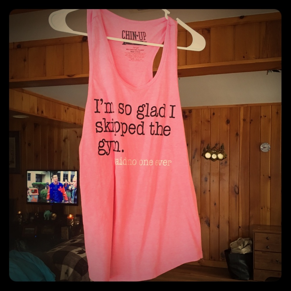 Chin up apparel workout tank