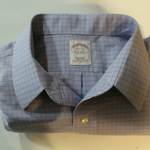 Brooks Brothers Non-Iron Dress Shirt 16 1/2 - 32 - Picture 3 of 4