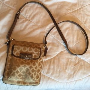 Coach cross body purse