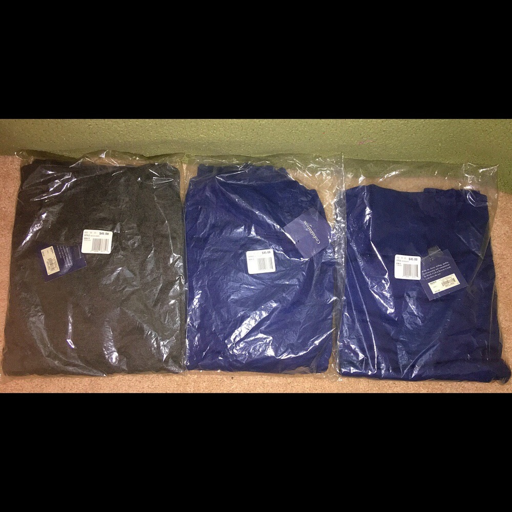 3 BRAND NEW W/TAGS MENS SWEATERS