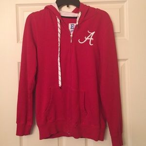 Alabama zip up hoodie with sequin back