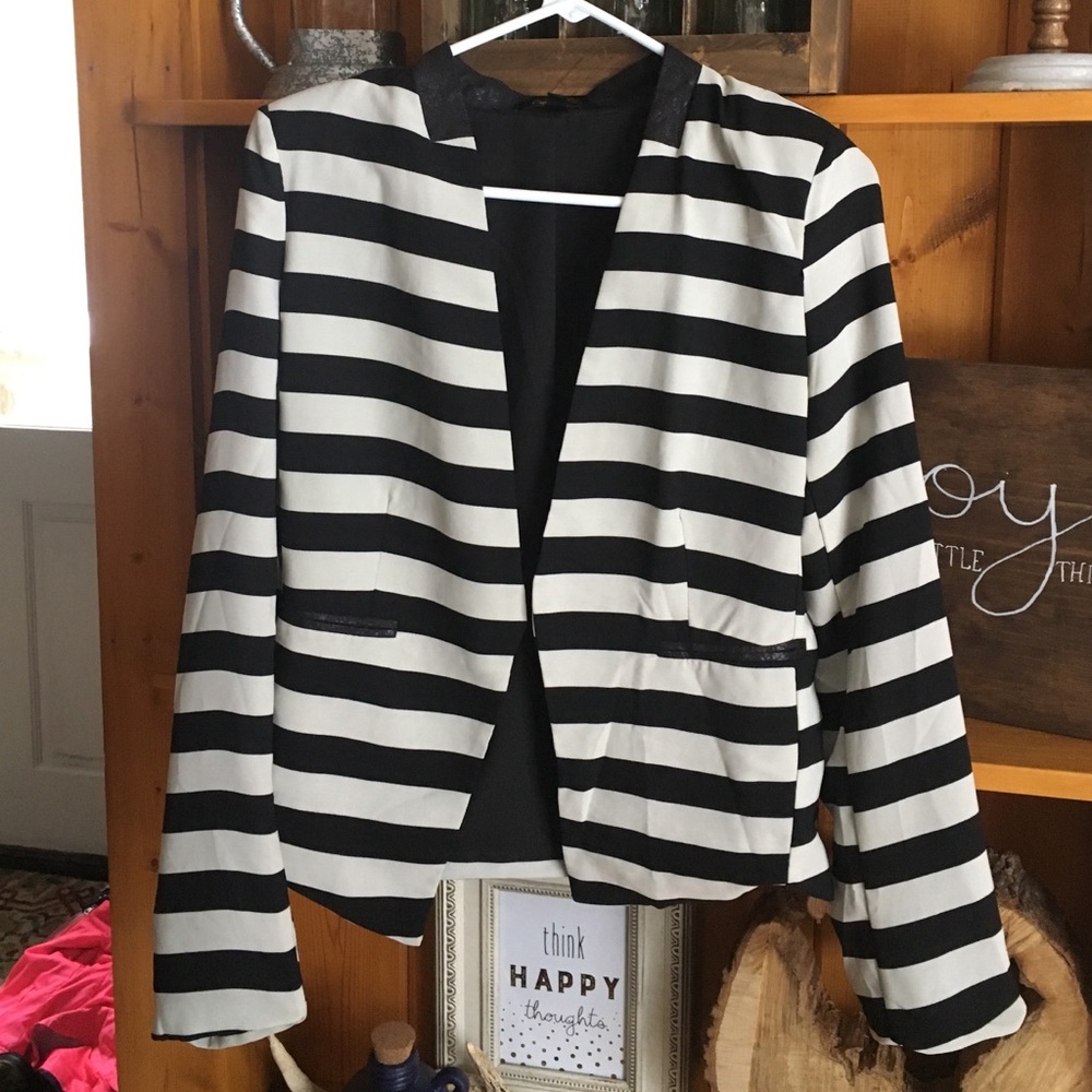 Striped blazer