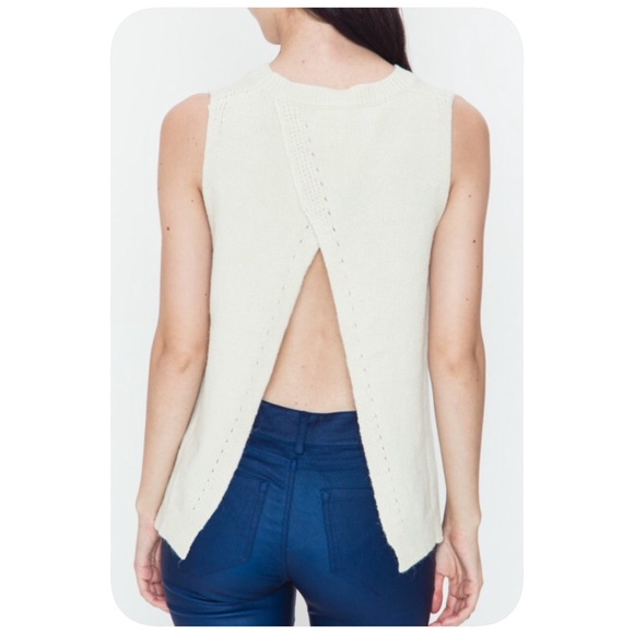 Open Back Sweater - Picture 3 of 3