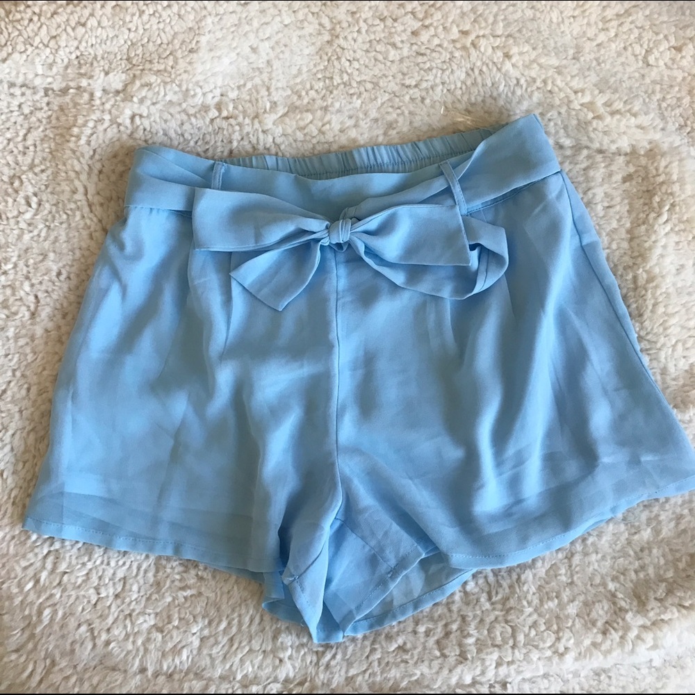 ❌SOLD❌High-waisted baby blue shorts