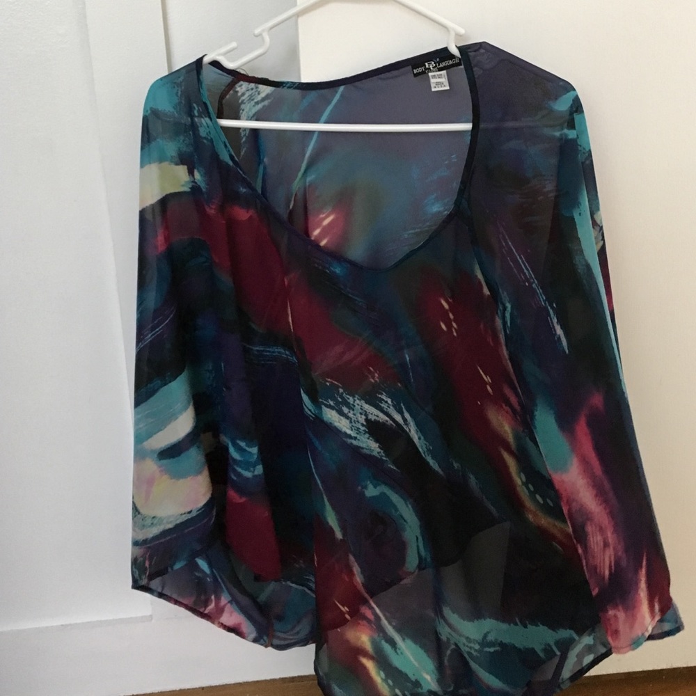 Thin but stunning over lay top