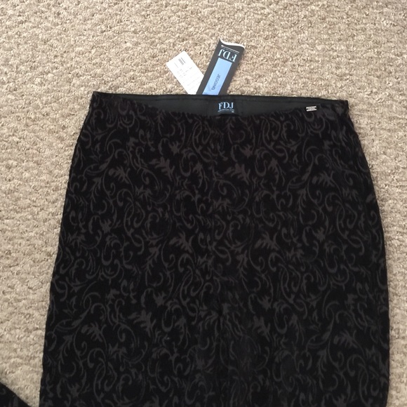 FDJ Black Paisley Design Super Jegging Pull On! - Picture 3 of 4