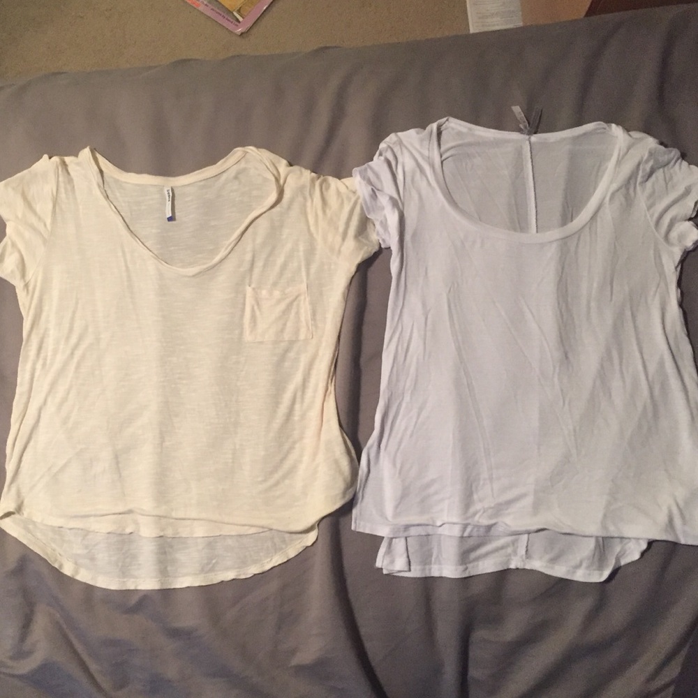 Lot of 2 sheer Ts, both NWOT