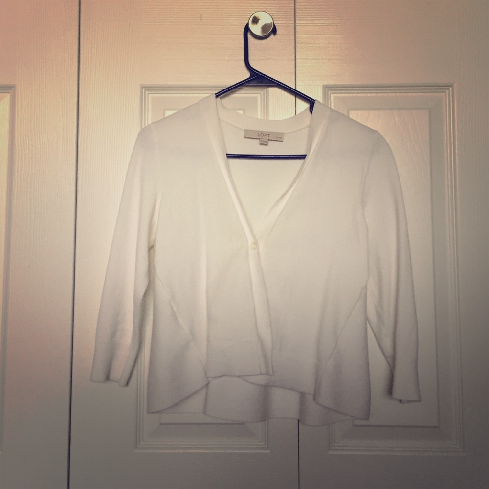 LOFT 3/4 length cardigan