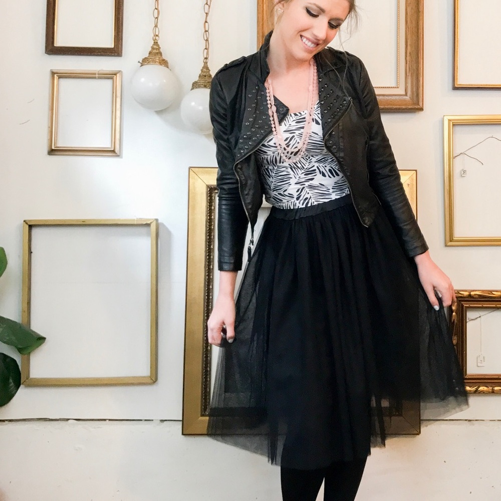 Puffy Ballerina Tulle Skirt - Pink - OSFM