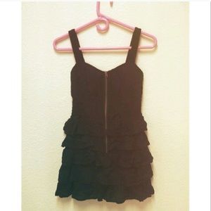 Black Ruffle Dress