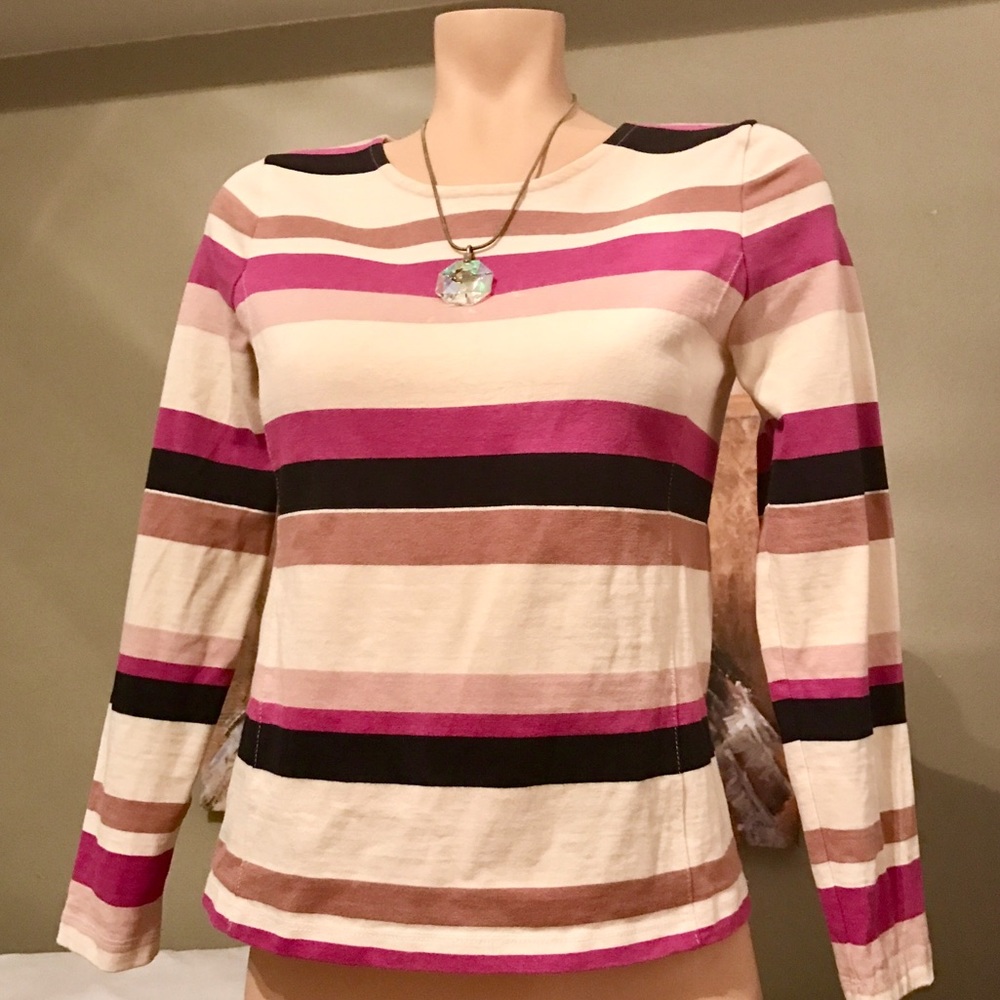 J.Crew Striped Cotton Top