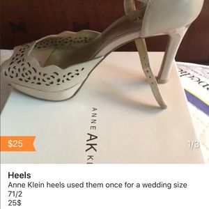 Heels in great condition size 7 1/2 25$