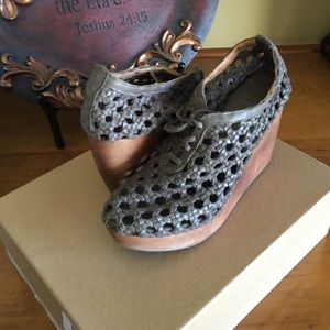 FIEL Bunyan Basket Weave Wedge