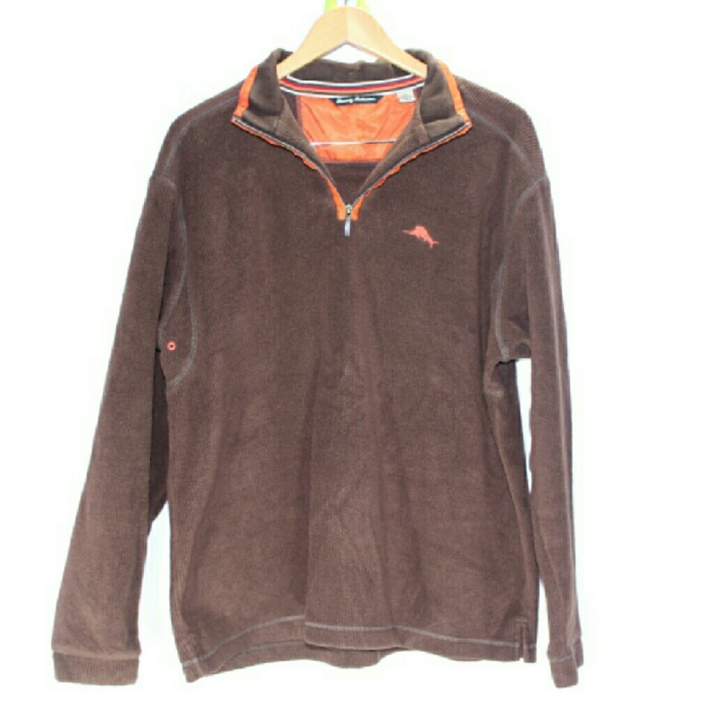 Tommy Bahama Half Zip Fleece Pullover Men's Large