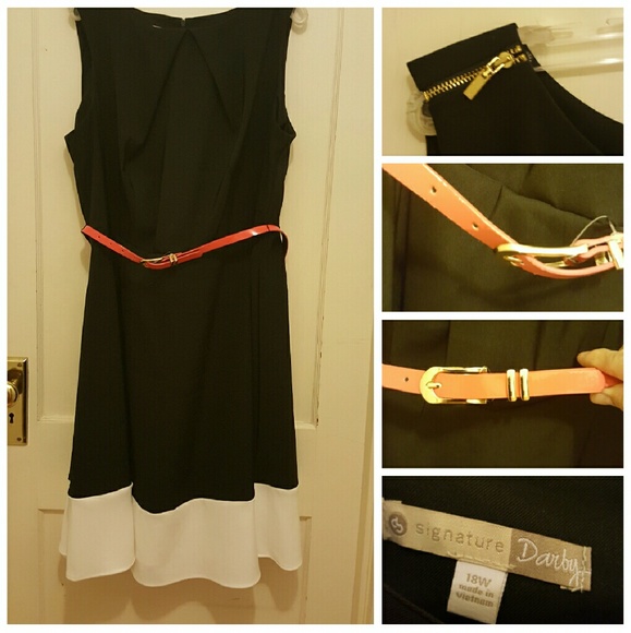 Signature Darby Dresses & Skirts - Black and white sleeveless Dress
