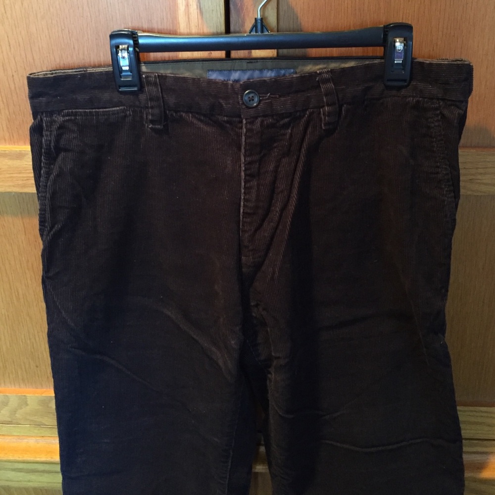 Brown corduroy men's pants
