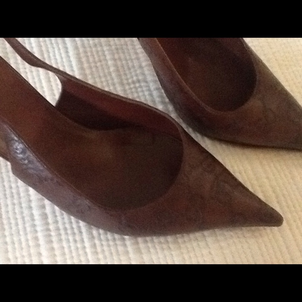 GUCCI sling back heels