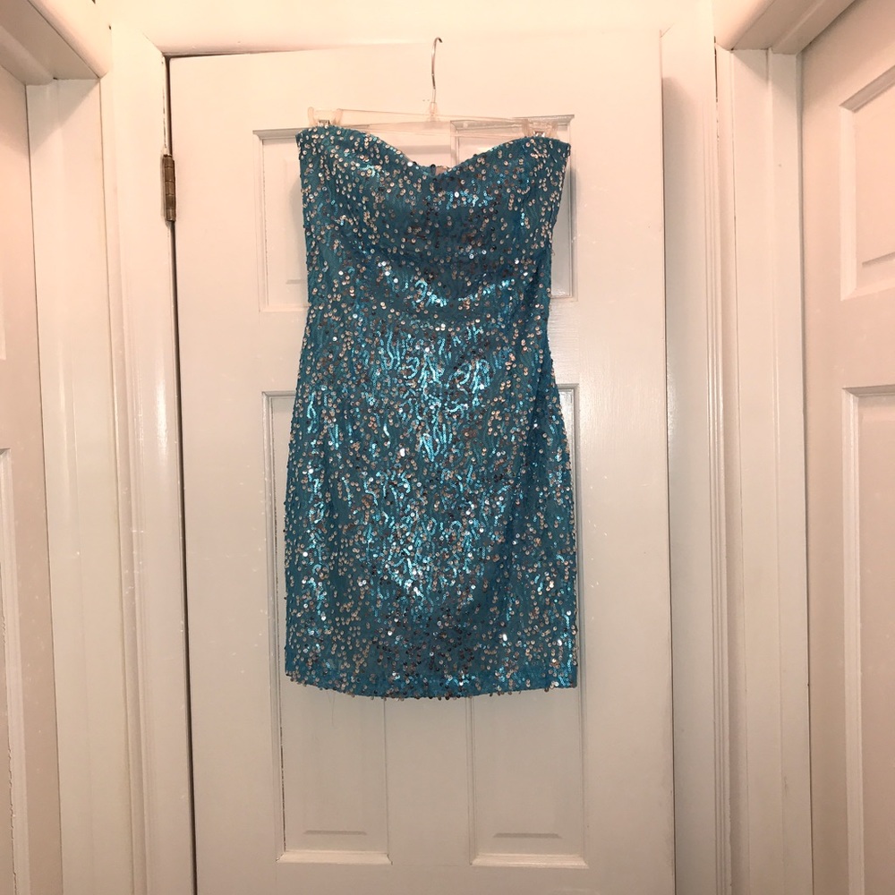 Blue Cocktail Dress
