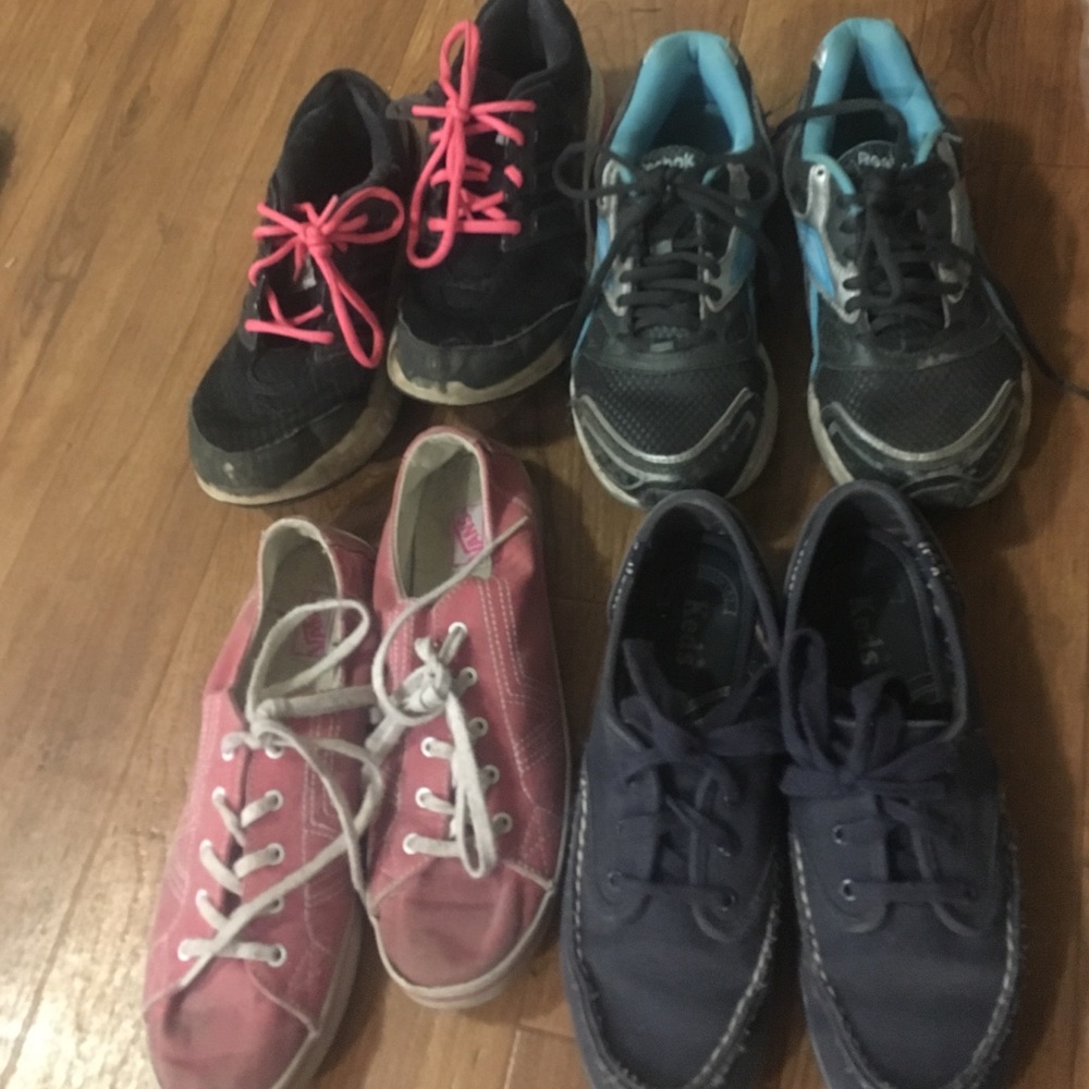 Adidas Reebok Keds and Vans
