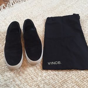 Vince "Bowen" suede slip on sneaker