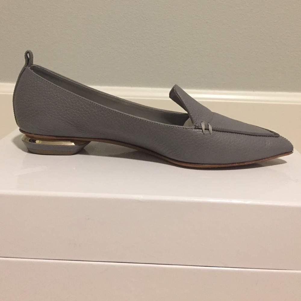 Nicholas Kirkwood Beya Flats (Gray) - Picture 4 of 6