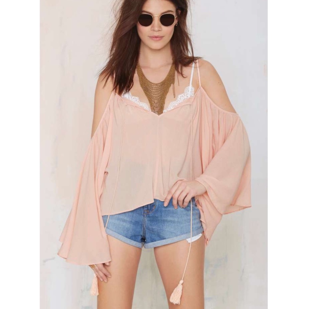 Ticket to ride peasant blouse
