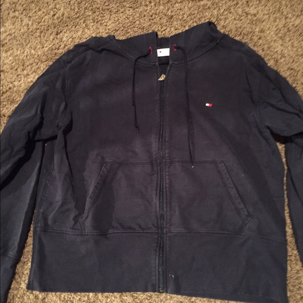 tommy hilfiger sweatshirt zip up